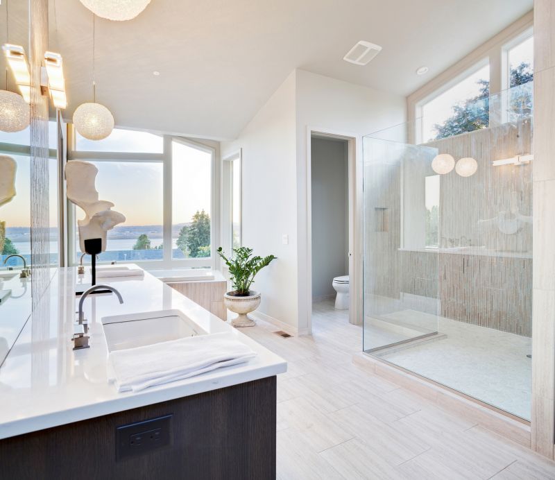 Shower Window Installation detail